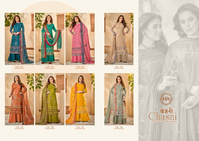 Harshit Chasni Ethnic Wear Pure Digital Printed Jam Cotton Dress Material Collection